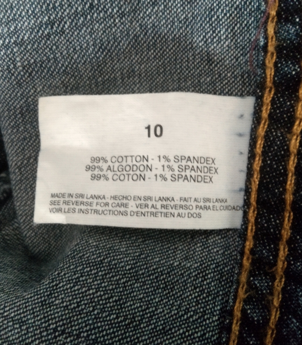 Classic Dark Blue Denim Skirt - Women's - Picture 6 of 7